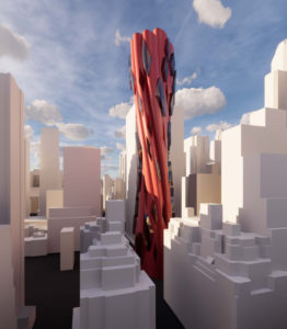 building and skin … coral tower